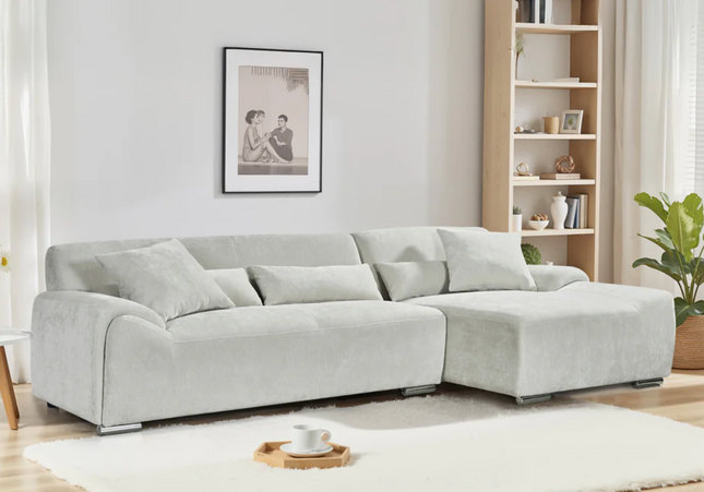 Modena Right Hand Corner Sofa In Beige