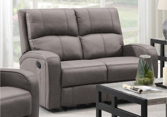 Silverton 2 Seater Manual Recliner Sofa – Taupe