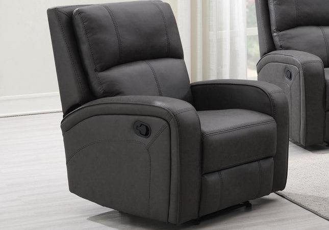 Silverton Manual Recliner Armchair – Dark Grey