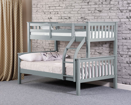 Treble Bunk Bed Bundle In Grey