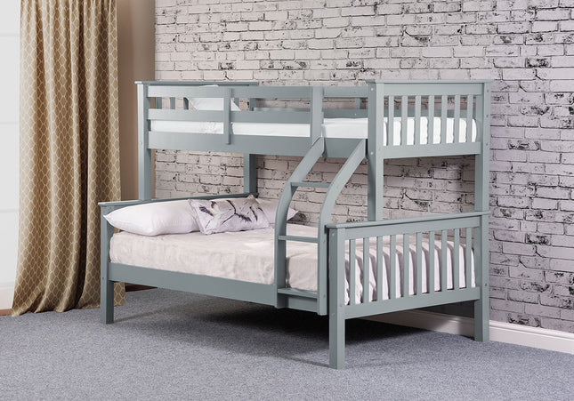 Treble Bunk Bed Bundle In Grey