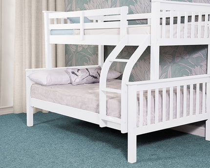 Treble Bunk Bed Bundle In White