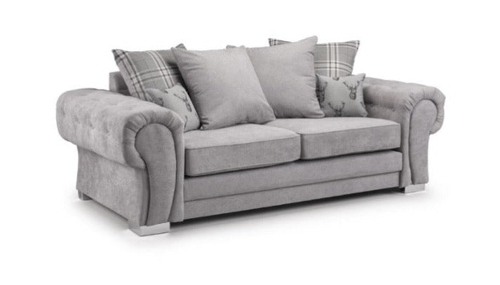 Verona 3 Seat Sofa - Grey