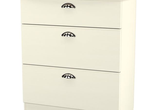 Victoria Bedroom Collection In Cream Ash With Riviera Oak Top