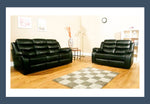 Vista 3&2 Manual Recliner Sofa Set - Black