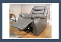 Vista Manual Recliner Arm Chair - Grey