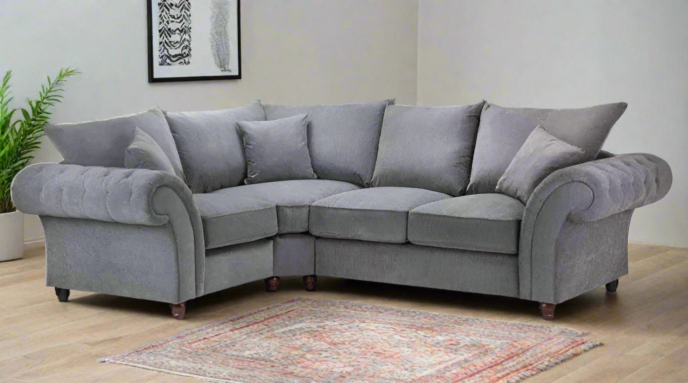 Windsor 1c2 Corner Sofa - Grey