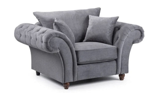 Windsor Arm Chair - Grey