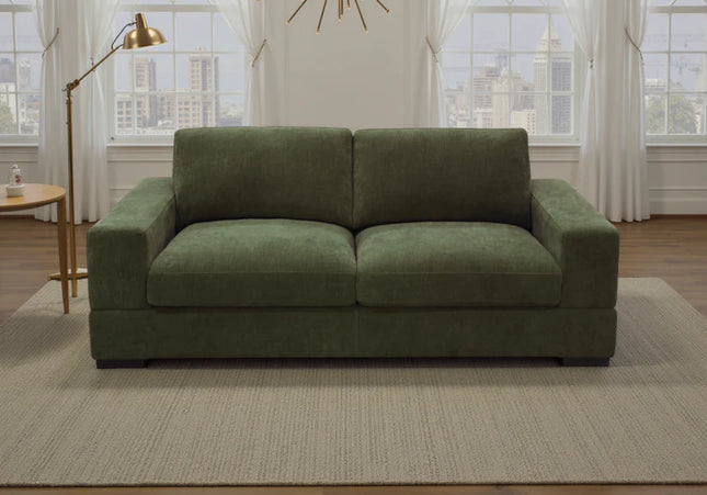 Westminster 3 and 2 Sofa Set In Forest Green