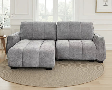Portland Grey Universal Corner Sofa Bed