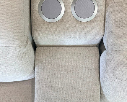 Ohio Beige Electric Corner Recliner Sofa