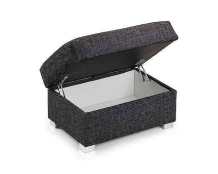 Wilcot Storage Footstool In Grey
