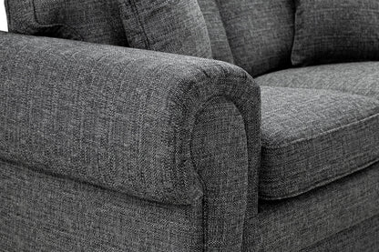 Wilcot 2 Seater Formal Back Sofa - Grey