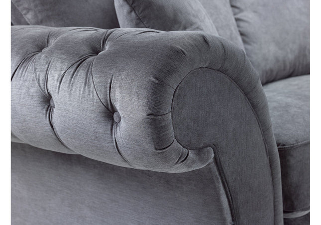 Rounded button detail arms
