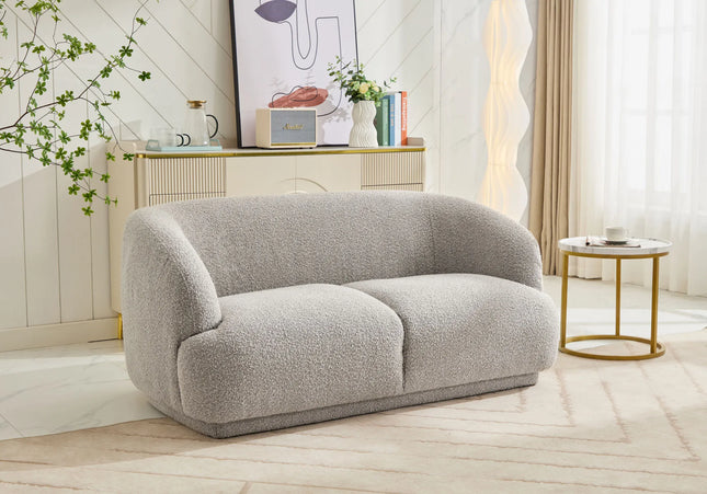 Ariana 2 Seater Sofa In Taupe Boucle