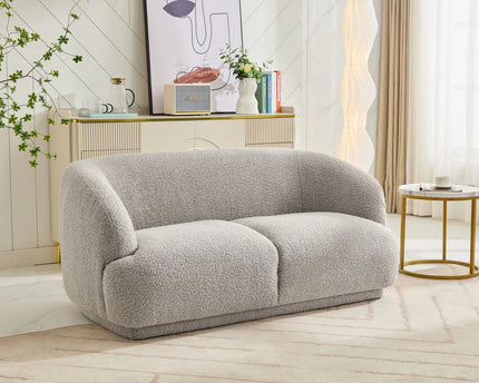 Ariana 2 Seater Sofa In Taupe Boucle