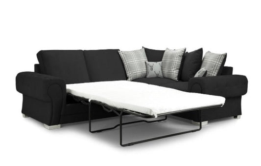 Corner Sofa Bed - Verona 2c1 - Black