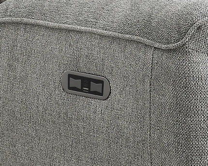 Canterbury Manual Or Power Recliner Arm Chair In Light Grey