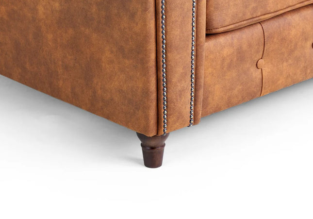 Solid dark wooden legs