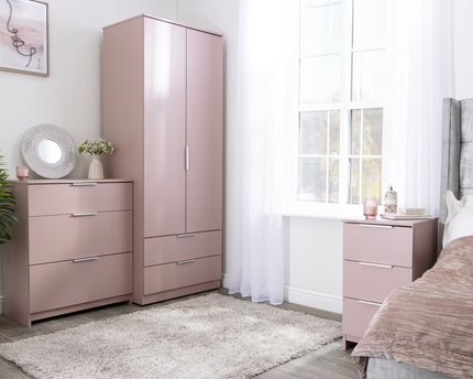 Plymouth Bedroom Collection In Kobe Pink