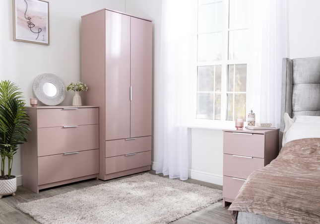 Plymouth Bedroom Collection In Kobe Pink