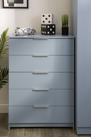 Plymouth Bedroom Collection In Denim Blue