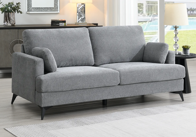 Ernesto 3 Seater In Dark Grey