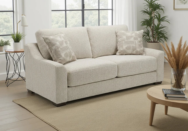 Douglas Beige 3 Seater Sofa