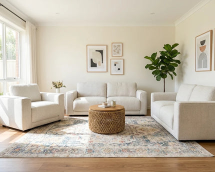 Marlow Beige 3+2+1 Sofa Set