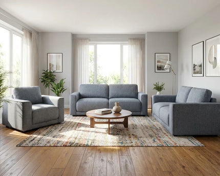 Marlow Grey 3+2+1 Sofa Set