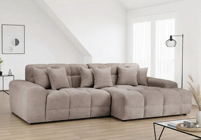 Jacob Latte Right Hand Facing Corner Sofa