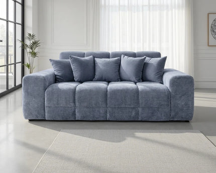 Jacob Grey 3 Seater Sofa