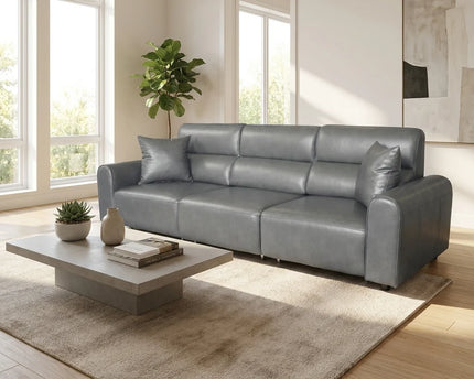 Conway Electric Recliner 3 Seater Sofa – Grey