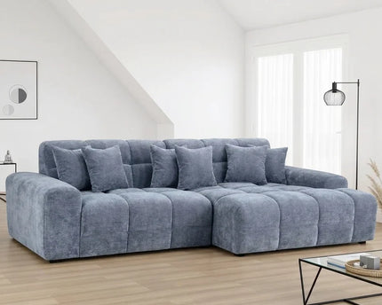 Jacob Grey Right Hand Facing Corner Sofa