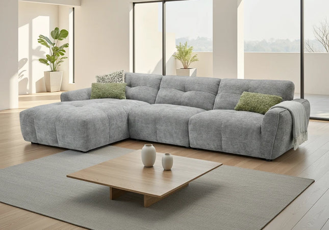 Montana Grey Left Hand Corner Sofa
