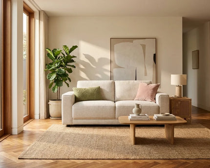 Marlow Beige 2 Seater Sofa