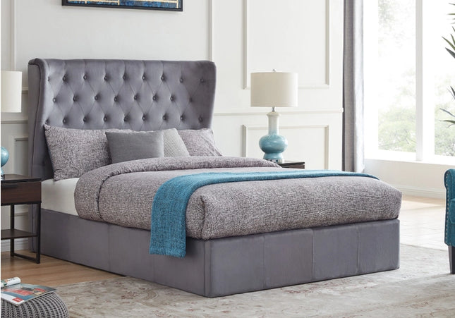 Holway Ottoman Bed Bundle Grey - Double Or King Size