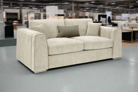 Naples 3 Seater Sofa - Ivory