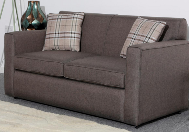 Ziggy 2 Seat Sofa Bed In Brown