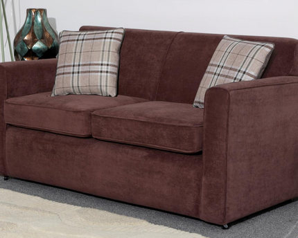 Ziggy 2 Seat Sofa Bed In Chestnut