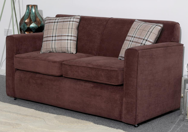 Ziggy 2 Seat Sofa Bed In Chestnut