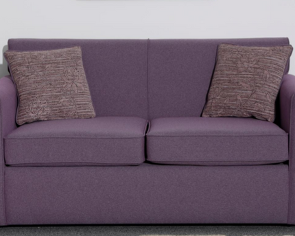 Ziggy 2 Seat Sofa Bed In Mauve