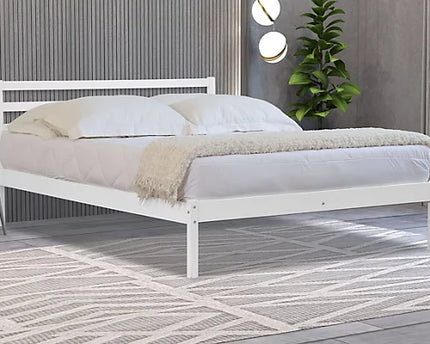 Maxwell White Bed Bundle - Double