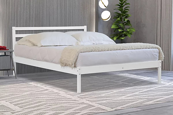 Maxwell White Bed Bundle - Double