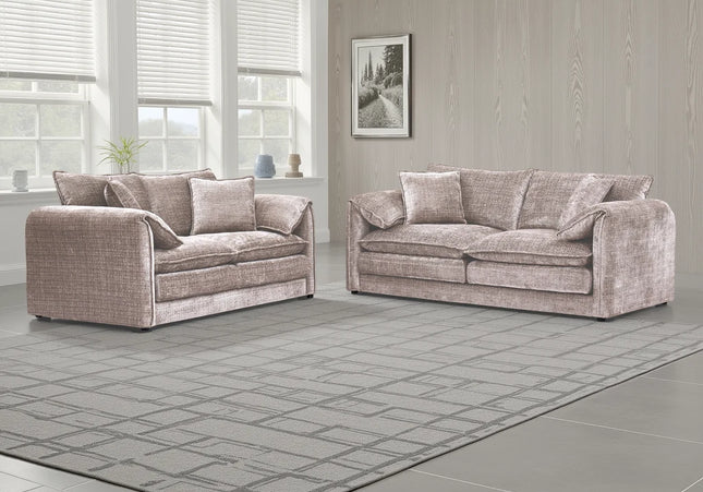 Solaya Beige 3+2 Sofa Set