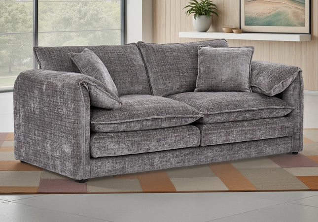 Solaya Grey 3 Seater Sofa
