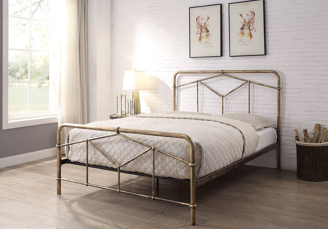 Axton Bronze King Size Bed Bundle