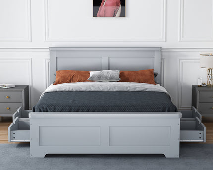 Conway 4 Drawer Bed Bundle In Double or King Size