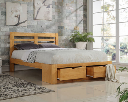 New Bretton Oak Bed Bundle - King Size