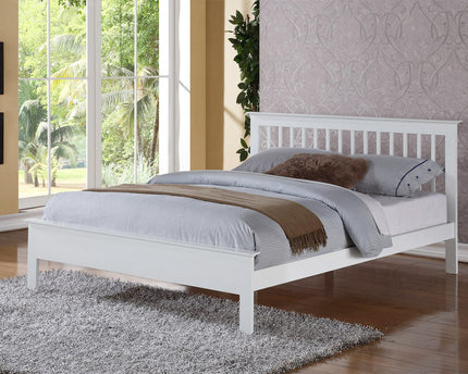 Pentre White Bed Bundle - Small Double